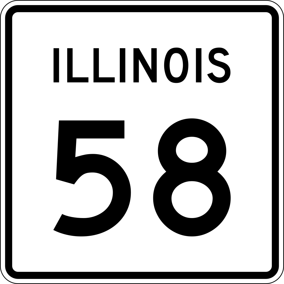 Illinois Route 58 (Golf Road) shield