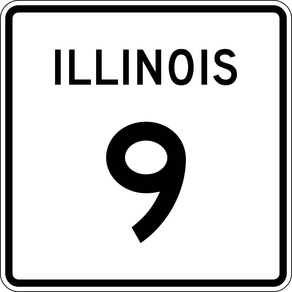 Illinois State Route 9 shield