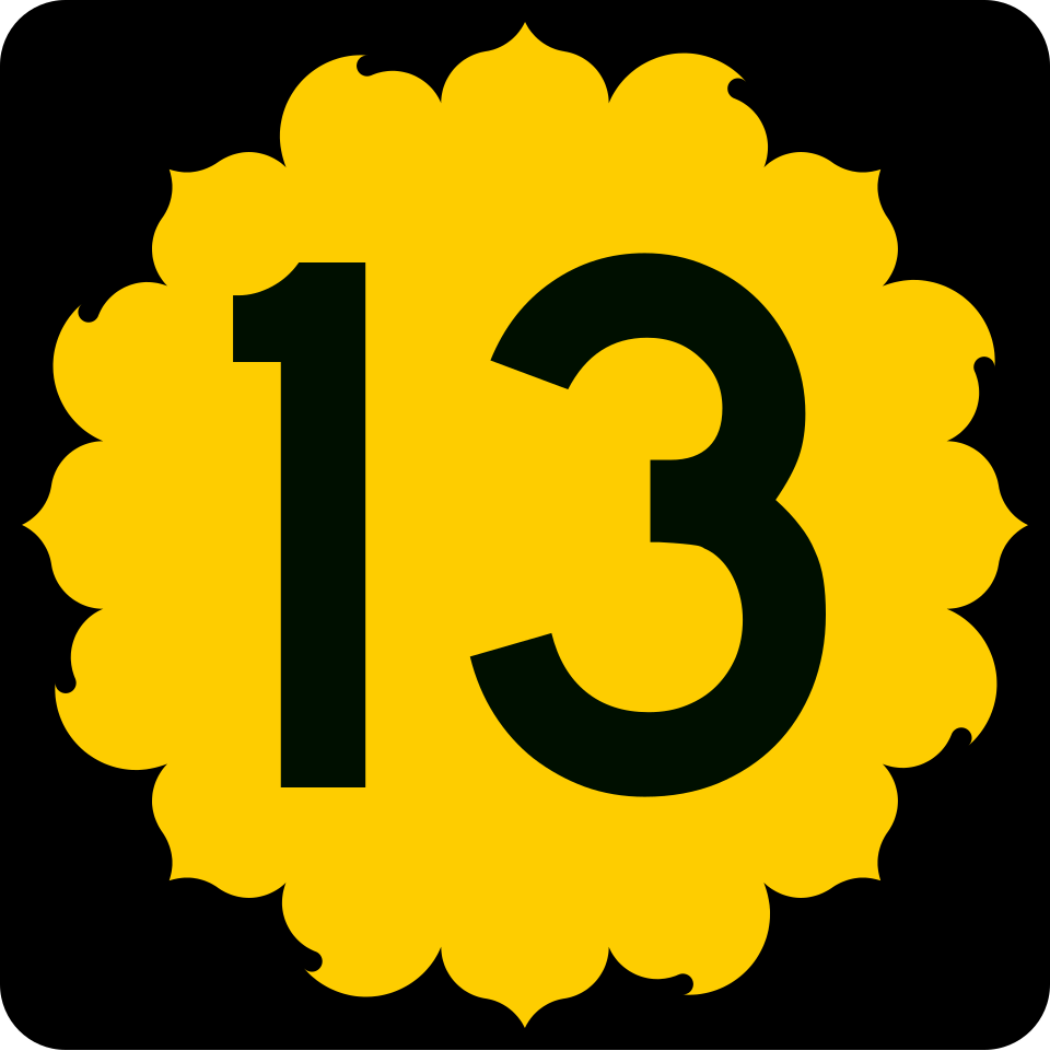 Kansas Highway 13 shield