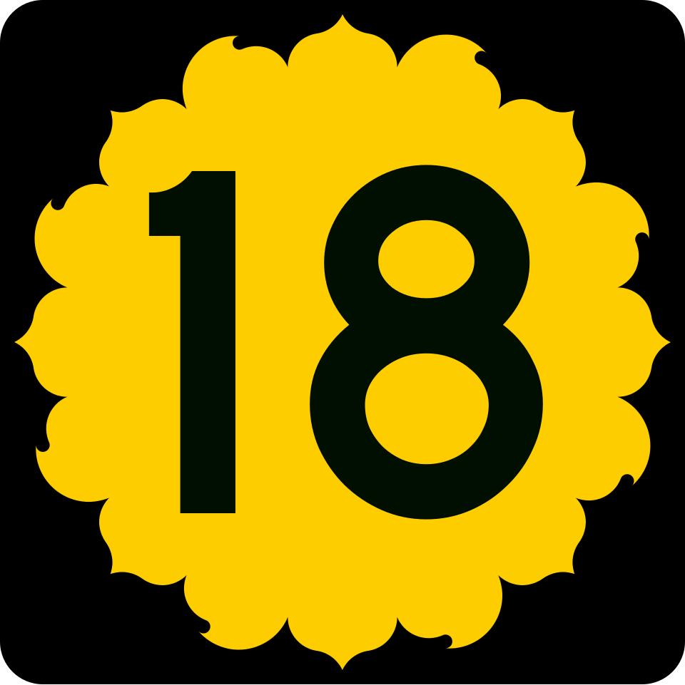 Kansas Highway 18 shield