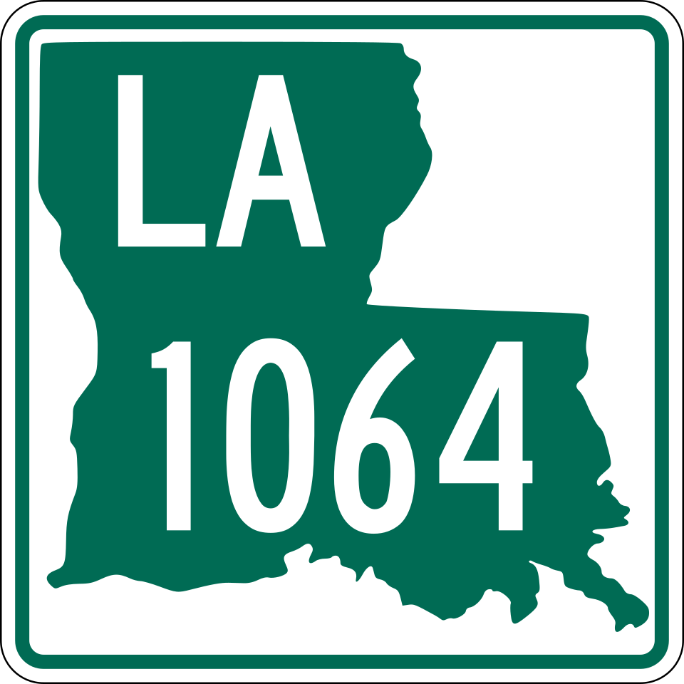 Louisiana Route 1064 (W Thomas St) shield