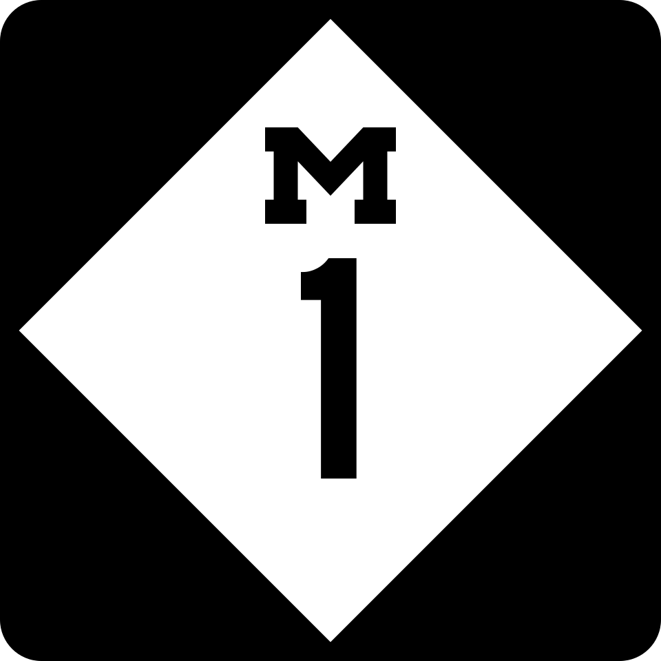 M-1 (Woodward Avenue) shield