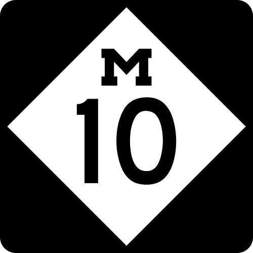 M-10 (Lodge Freeway) shield