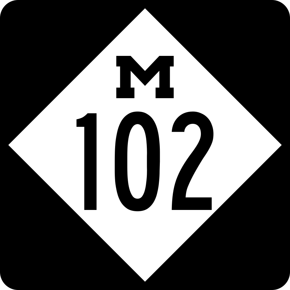 M-102 (Eight Mile Road) shield
