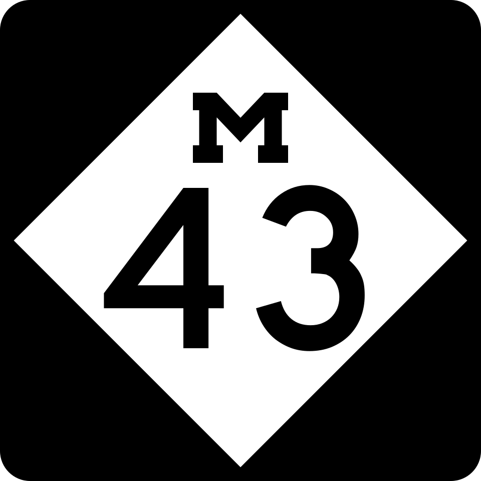 Michigan Highway 43 shield