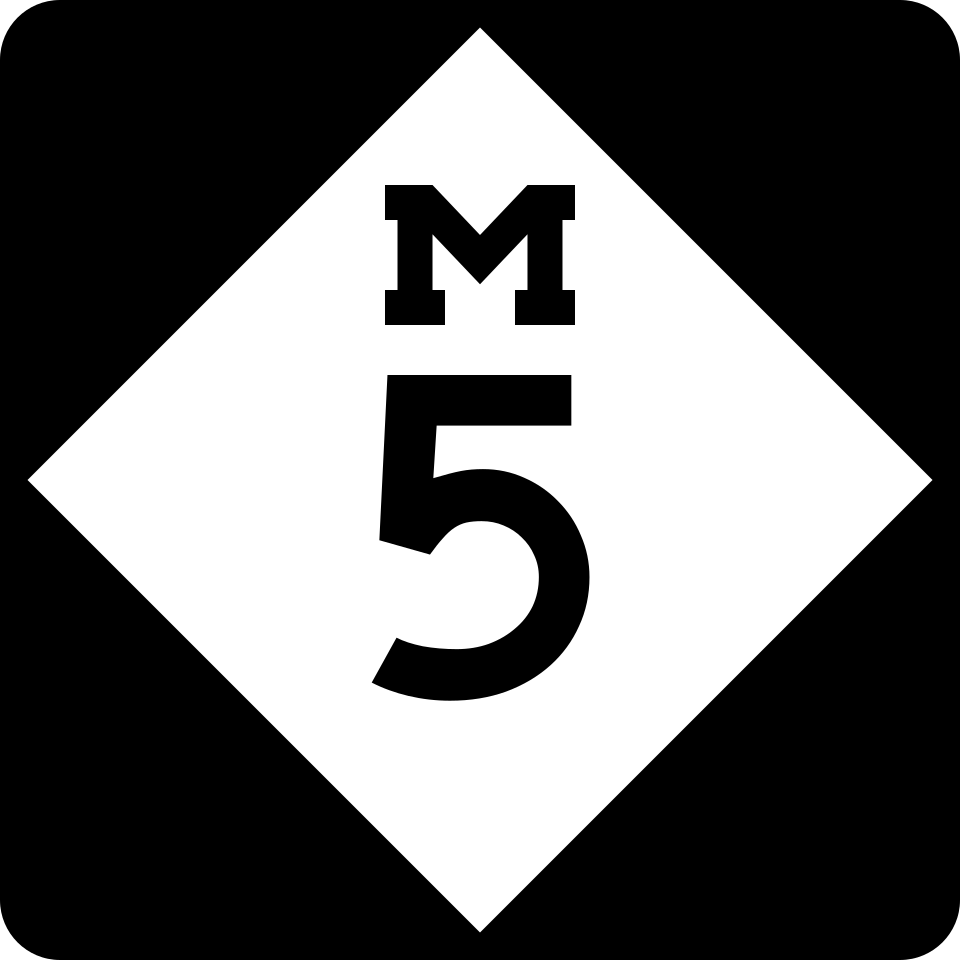 M-5 (Grand River Avenue) shield