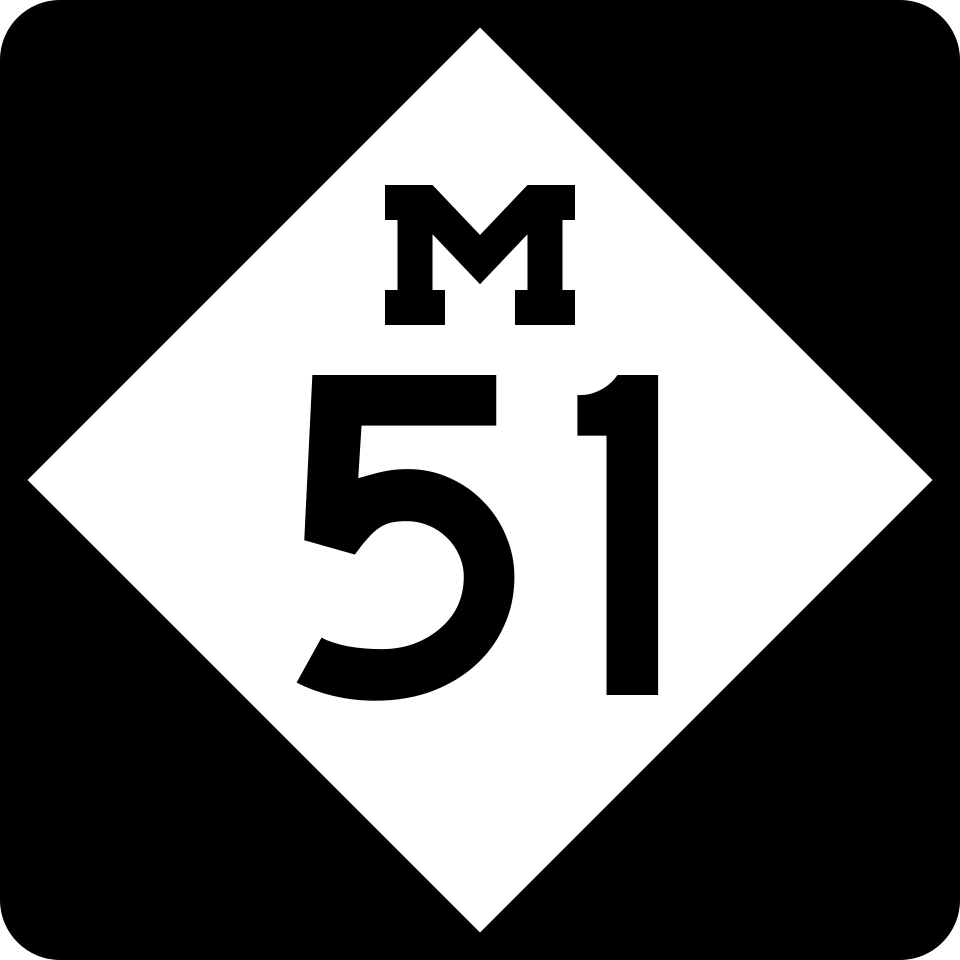 Michigan Highway 51 shield