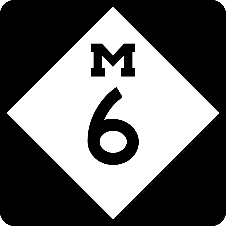 M-6 (South Beltline) shield