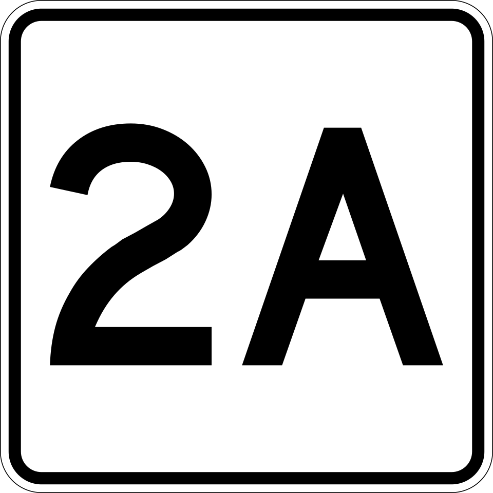 Route 2A (Somerville Avenue) shield