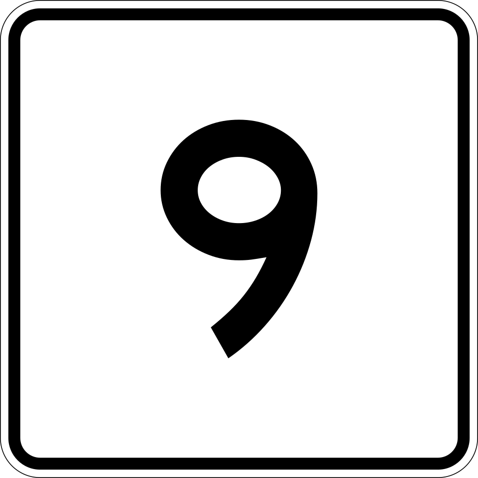 Massachusetts Route 9 shield