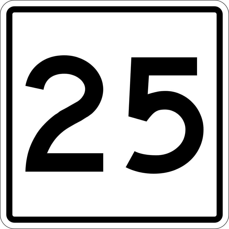 Maine SR-25 (Brighton Ave) shield