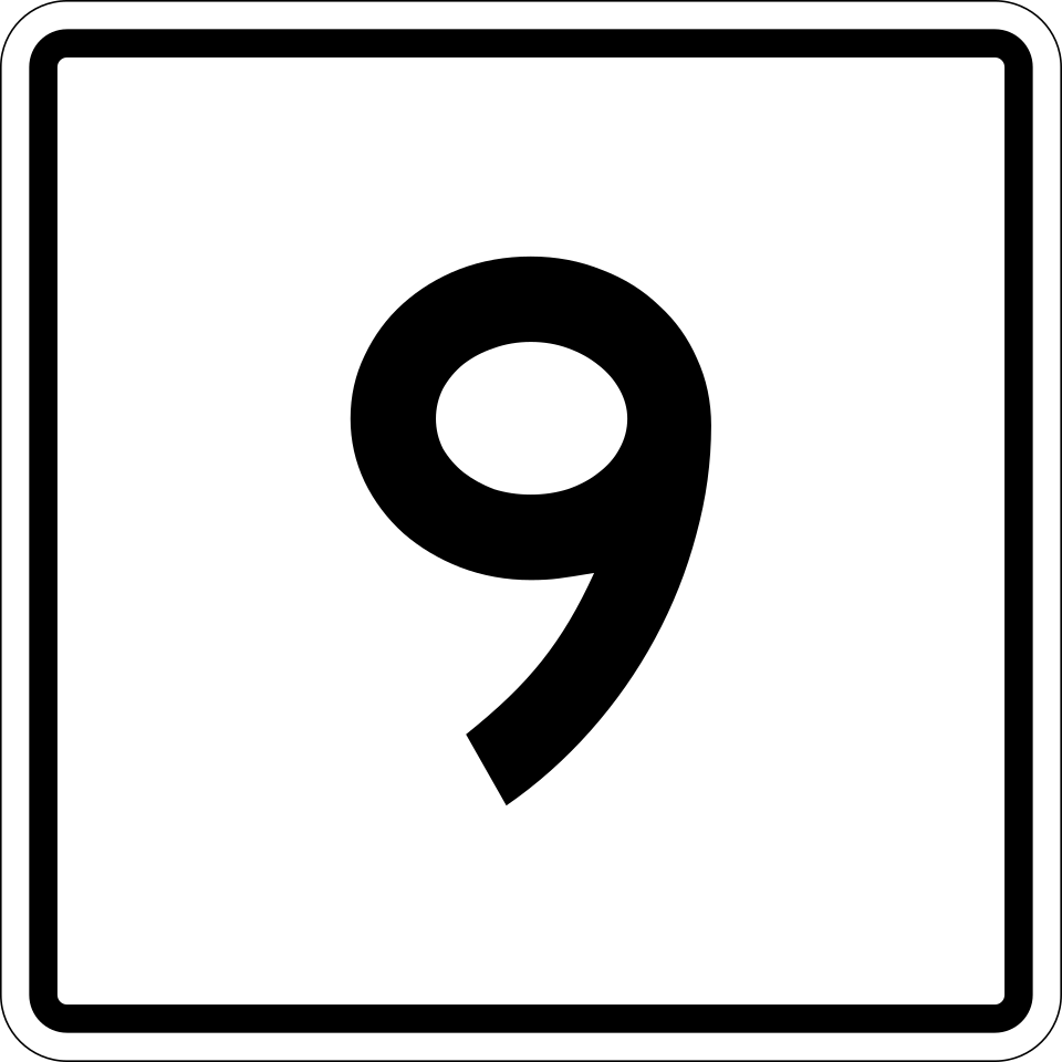 Maine Route 9 shield