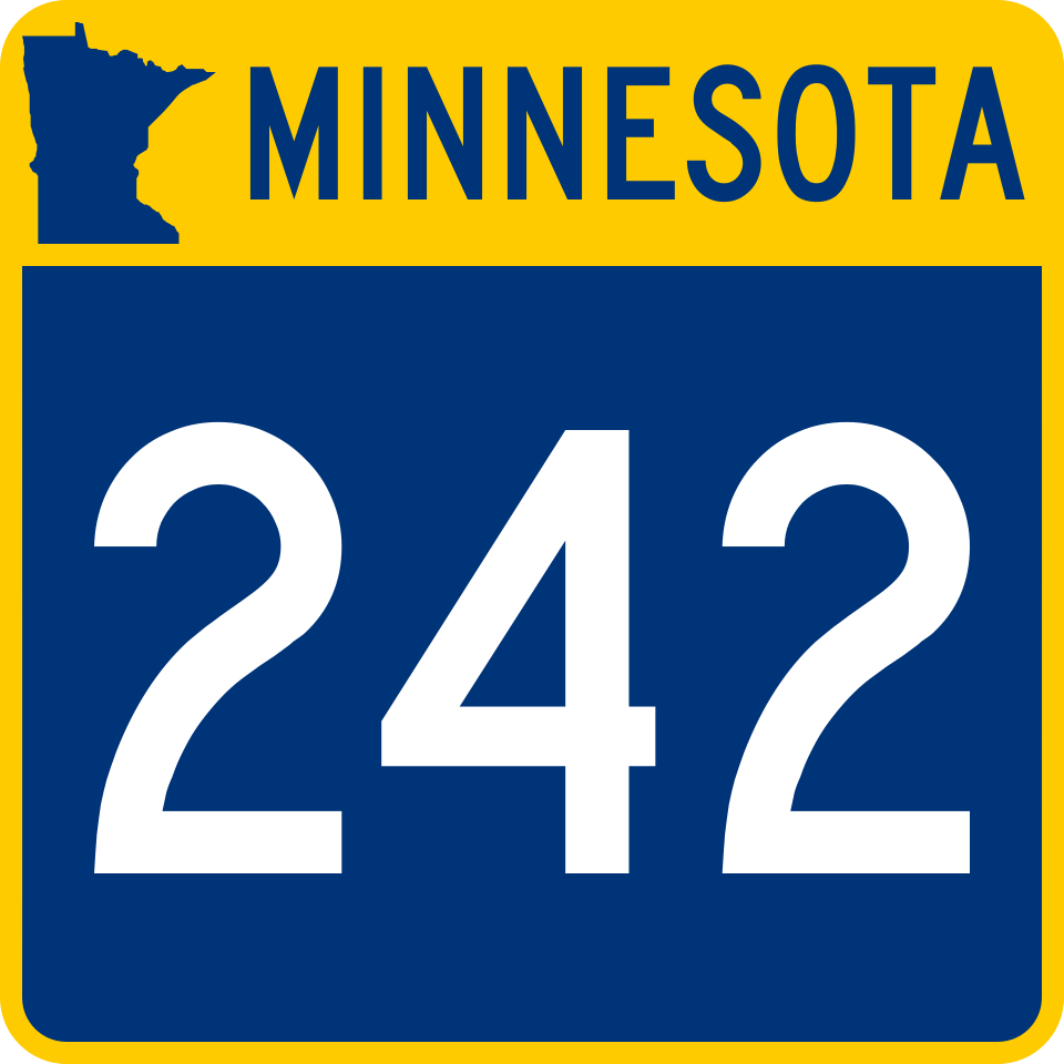 Minnesota Highway 242 (125th Avenue) shield