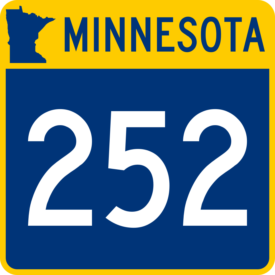 Minnesota Highway 252 shield