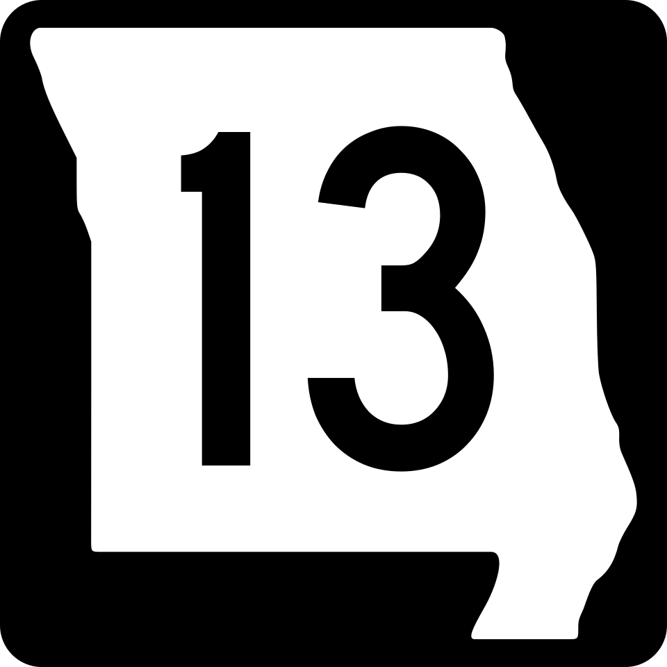 Missouri Route 13 shield