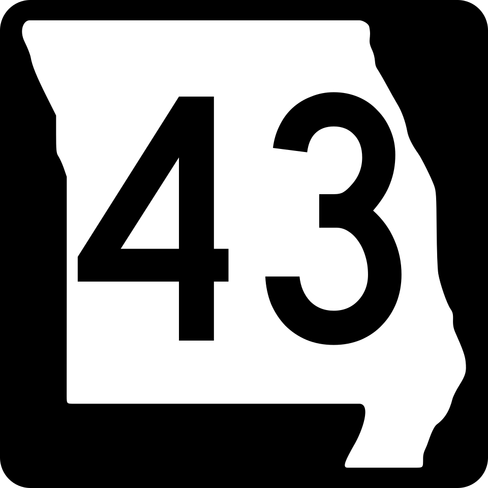MO Route 43 shield