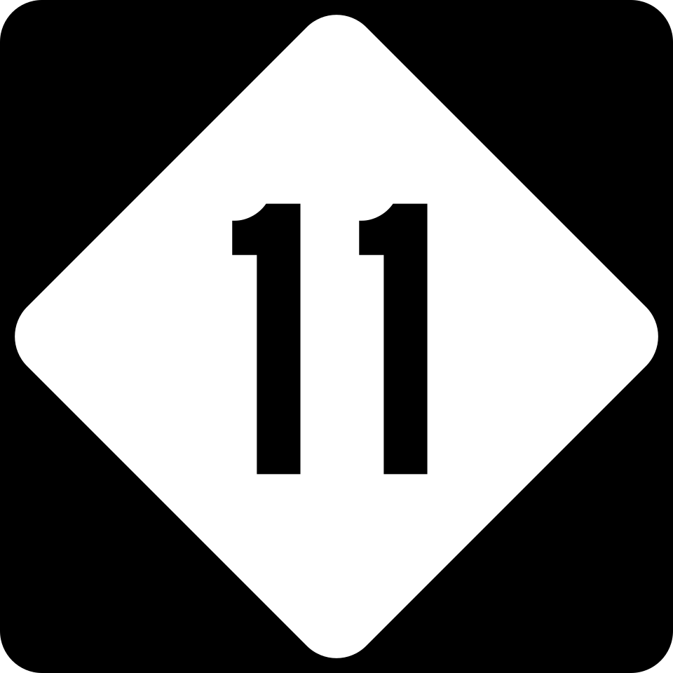 North Carolina 11 shield