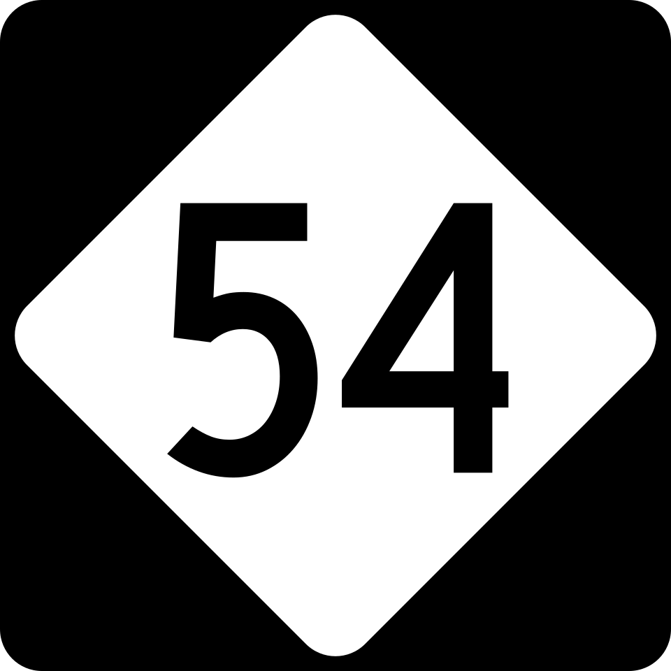 North Carolina Route 54 shield