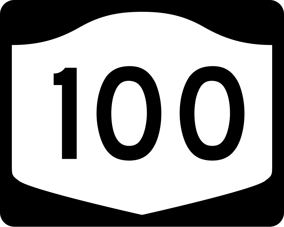 New York Route 100 shield