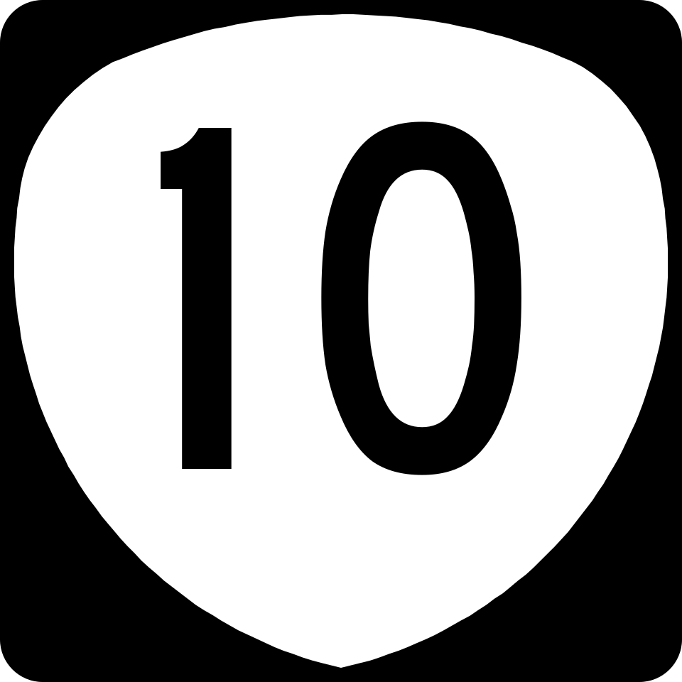 Oregon Route 10 shield