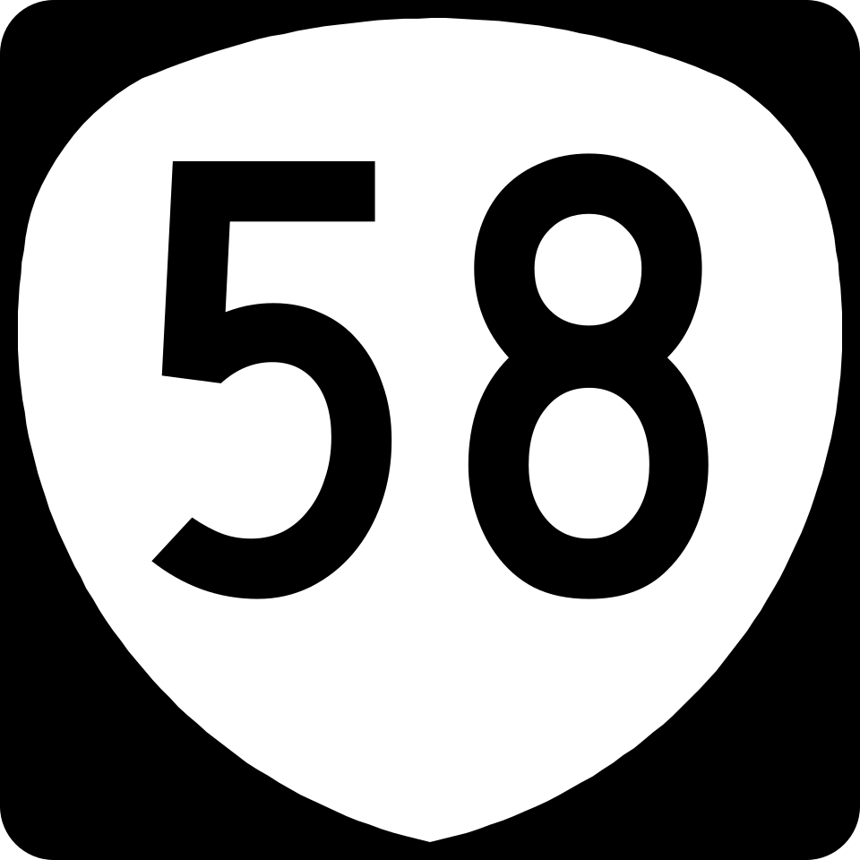 OR Route 58 shield