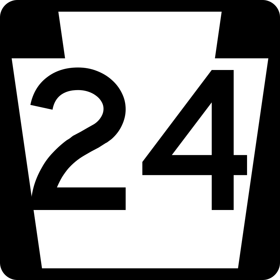 PA Route 24 shield
