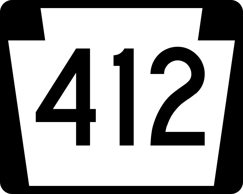 Route 412 (Hellertown Road) shield