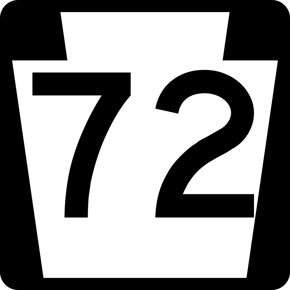 Pennsylvania Route 72 shield