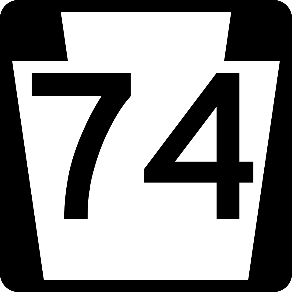 PA Route 74 shield