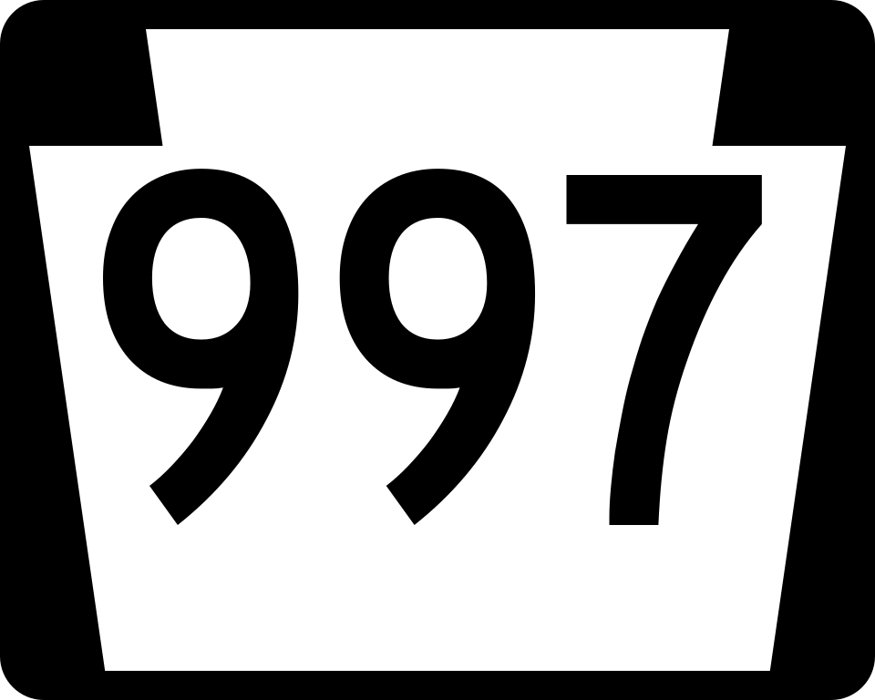 Pennsylvania Route 997 shield