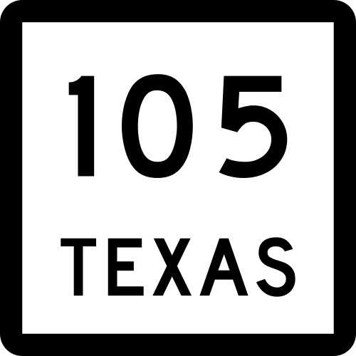 Texas Route 105 shield