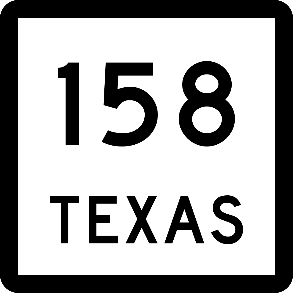 TX Highway 158 shield