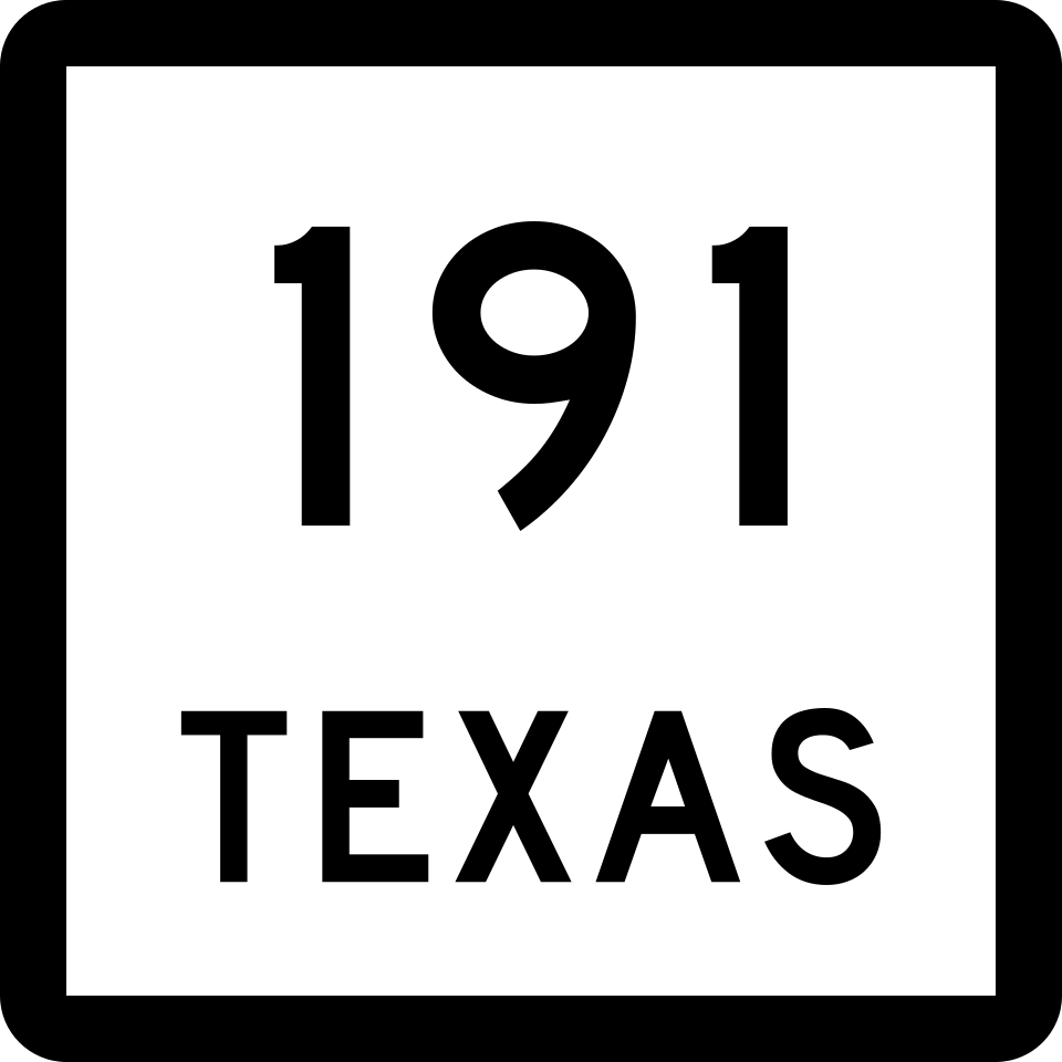 TX Highway 191 shield