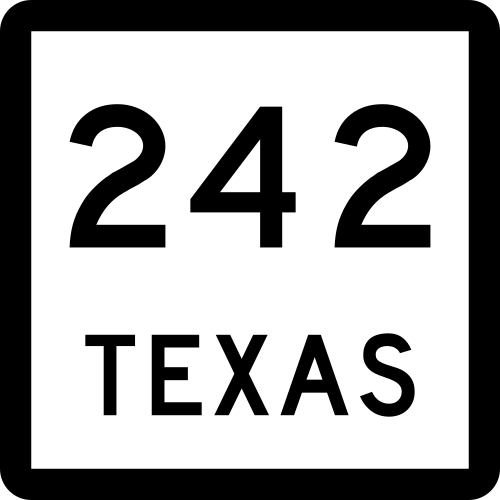 Texas Route 242 shield