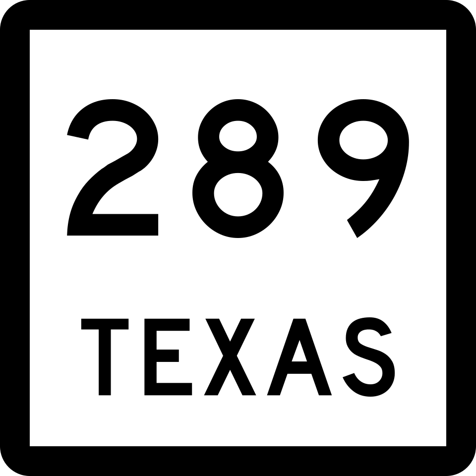 Preston Road (SH 289) shield