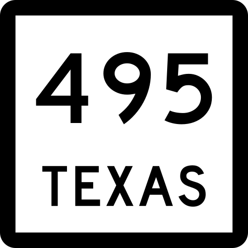 Texas State Highway 495 shield