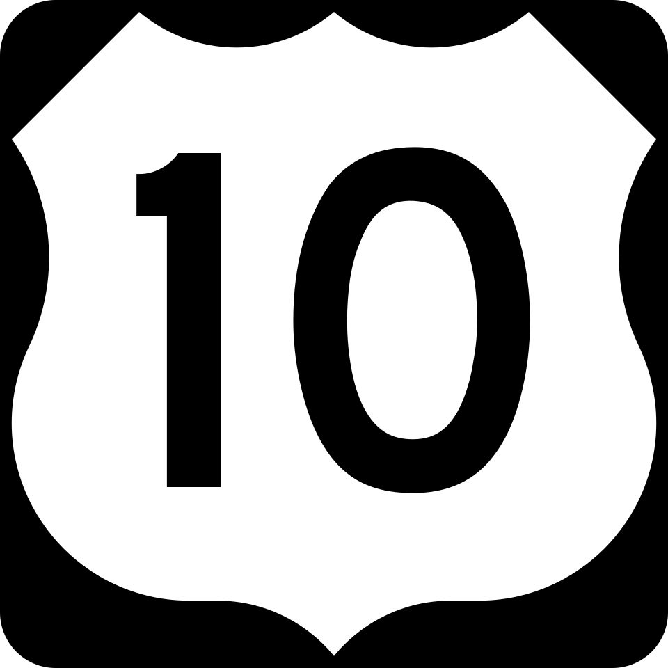 US Route 10 shield