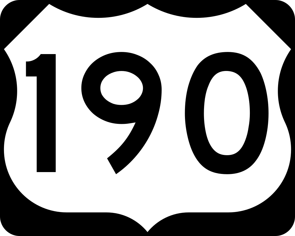 US Route 190 shield