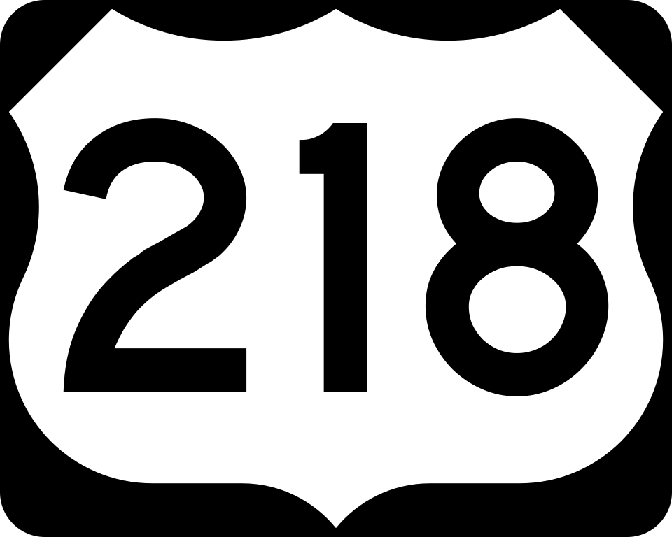 US-218 shield