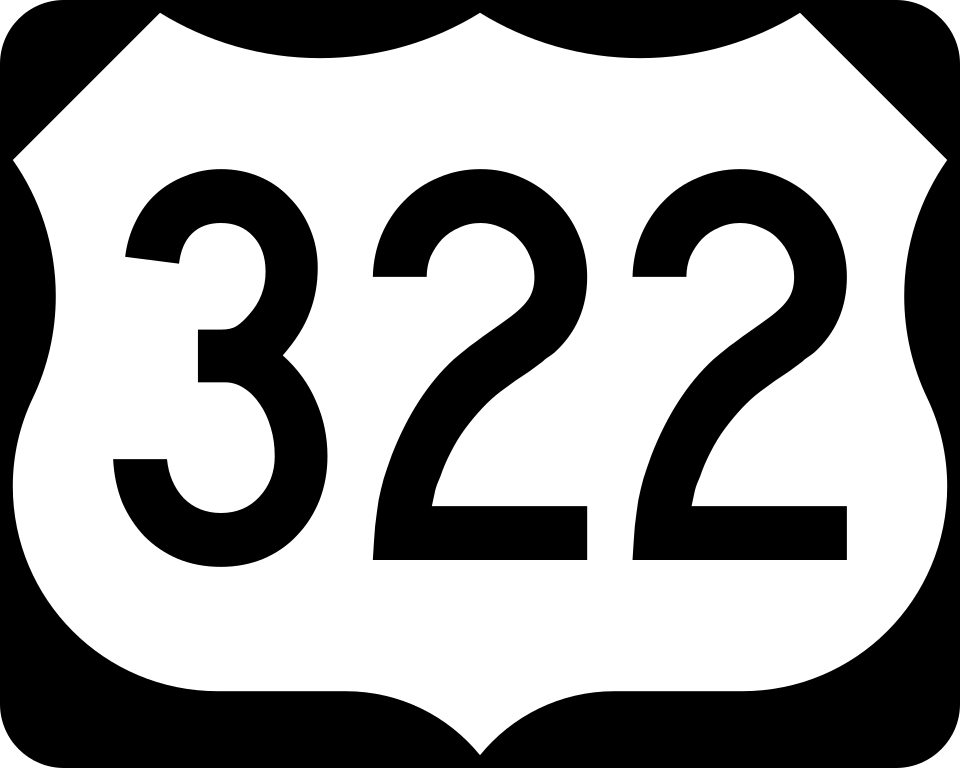 US Route 322 shield
