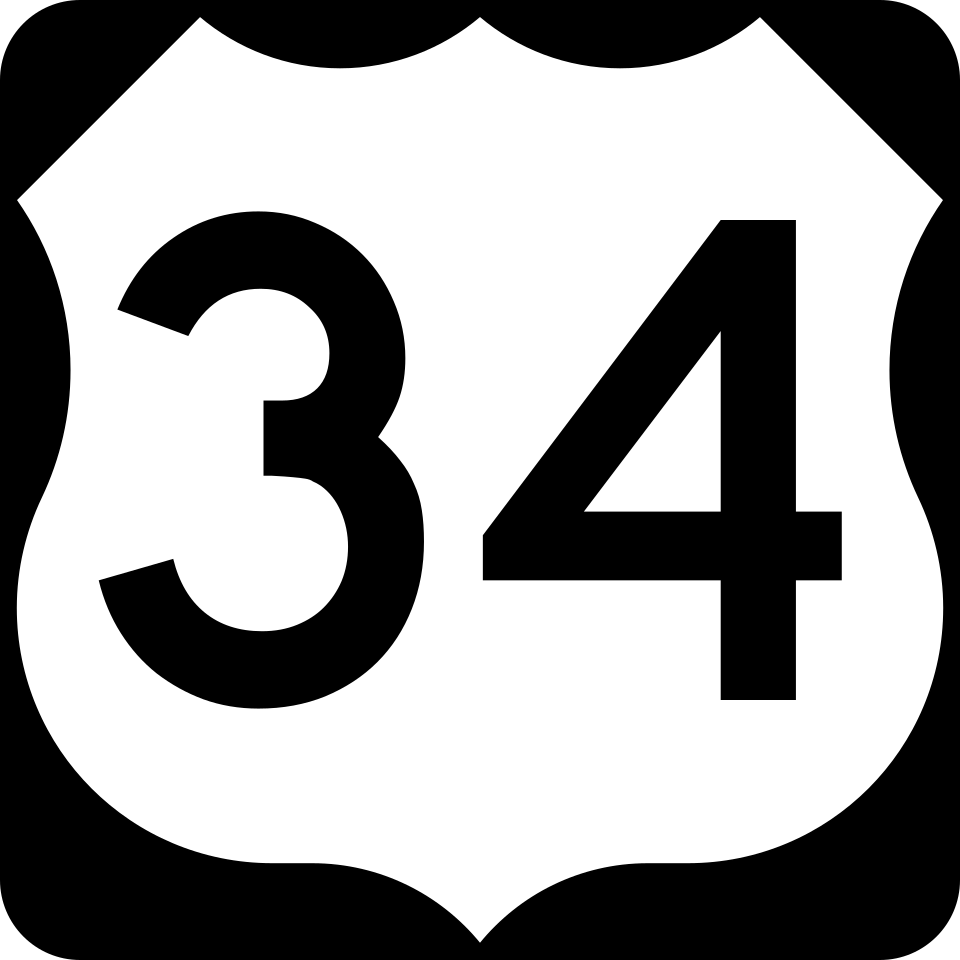 US Route 34 shield