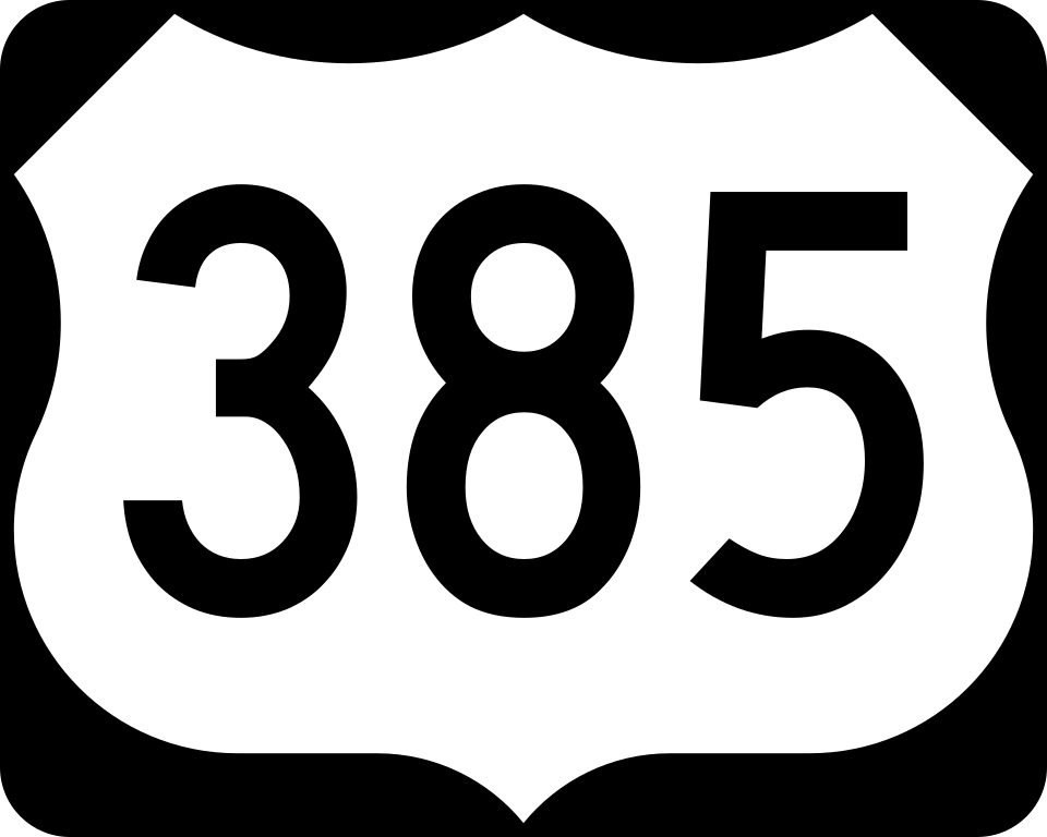 US Route 385 shield
