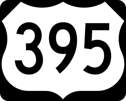 US Route 395 (via SR-14 north) shield