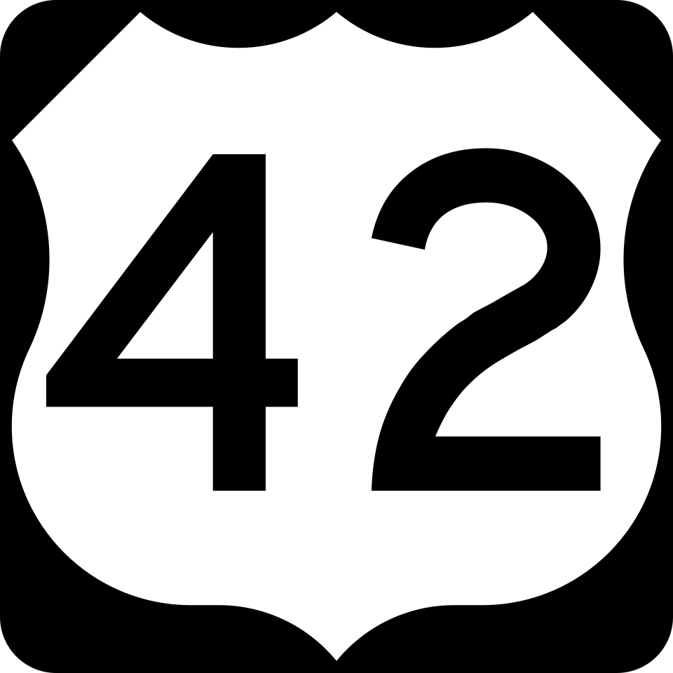 US 42 shield