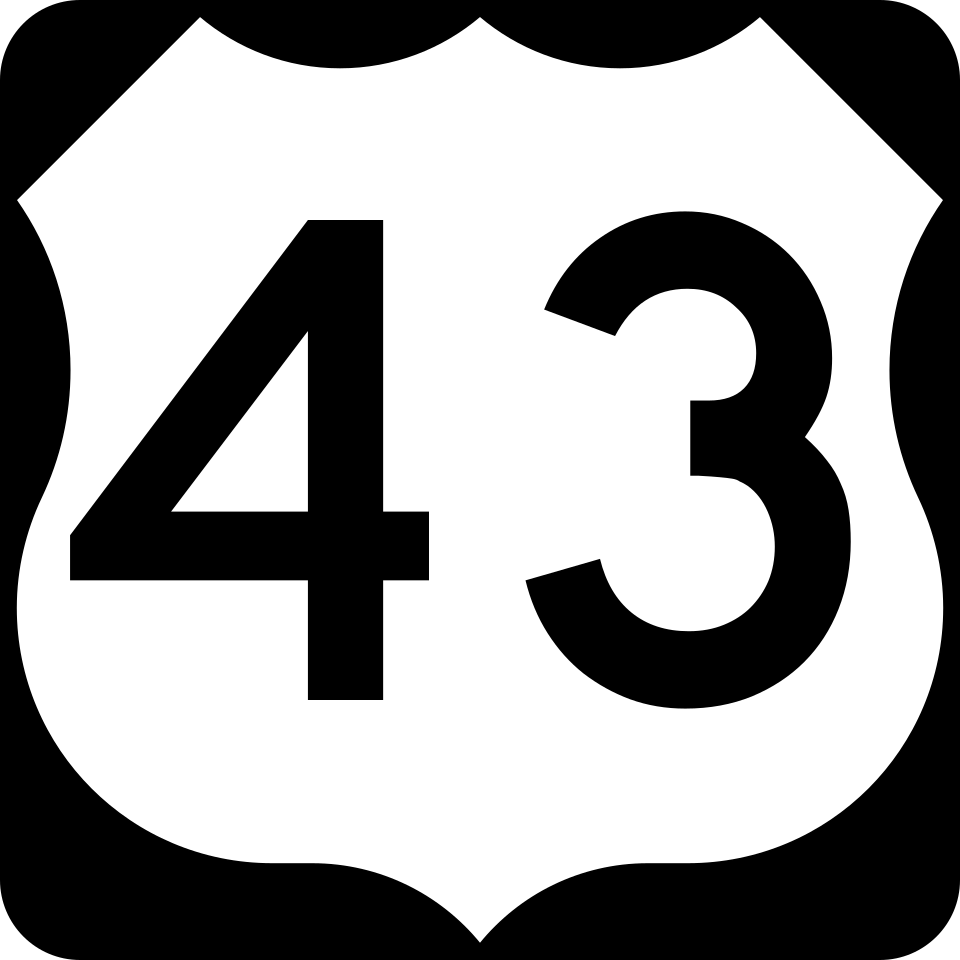US Route 43 shield