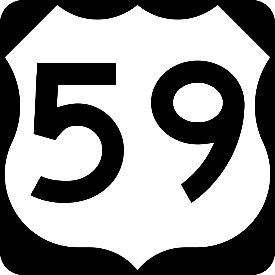US 59 / Future I-69 shield