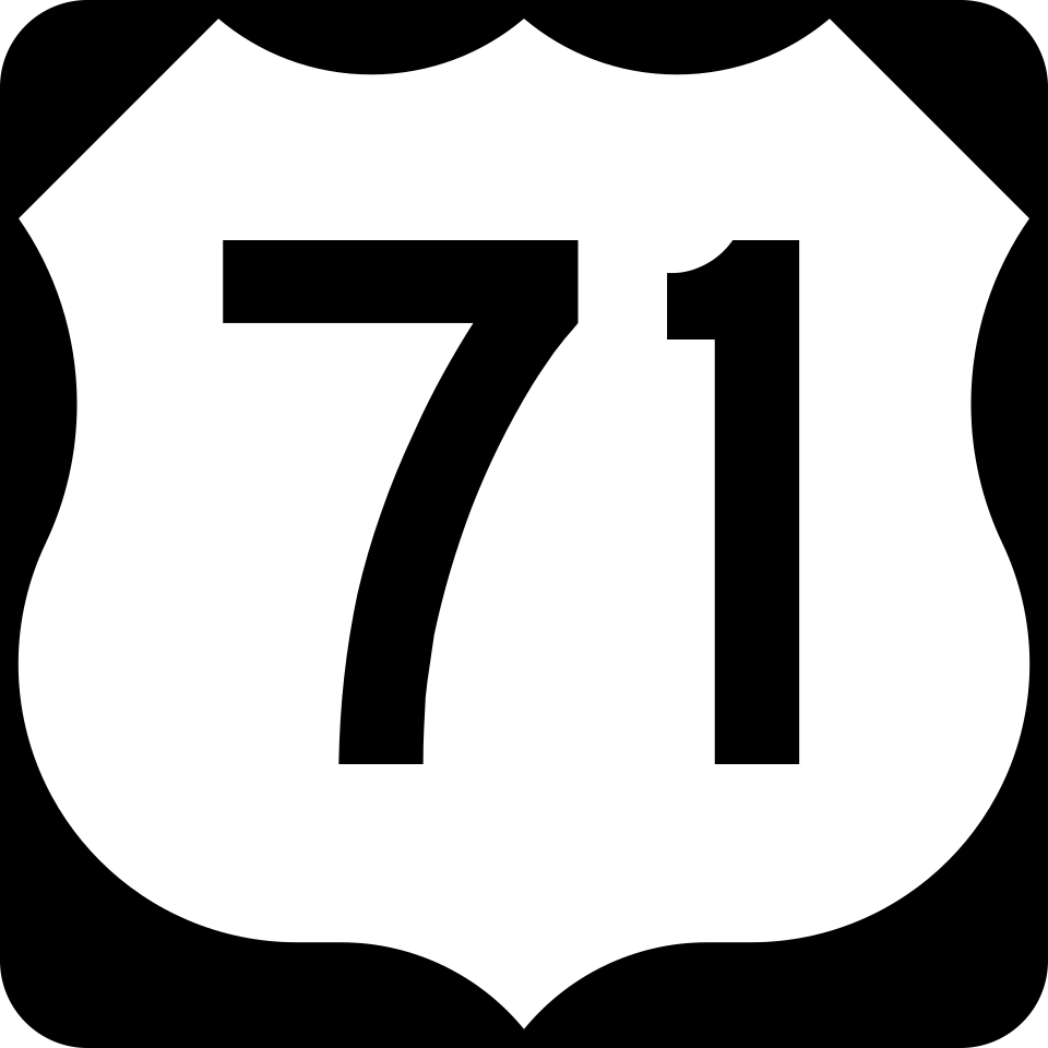 US Route 71 shield