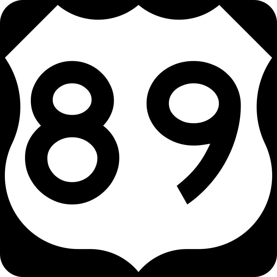 US Route 89 shield
