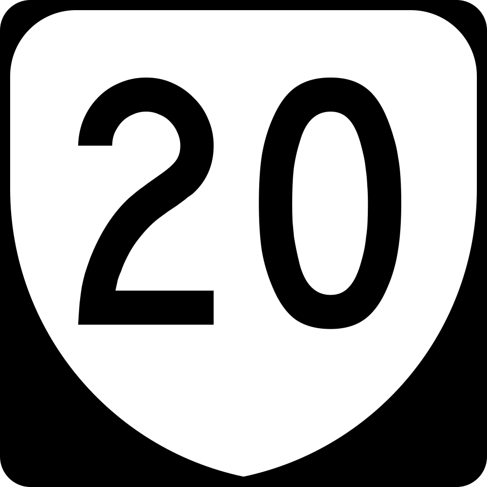 Virginia Route 20 shield