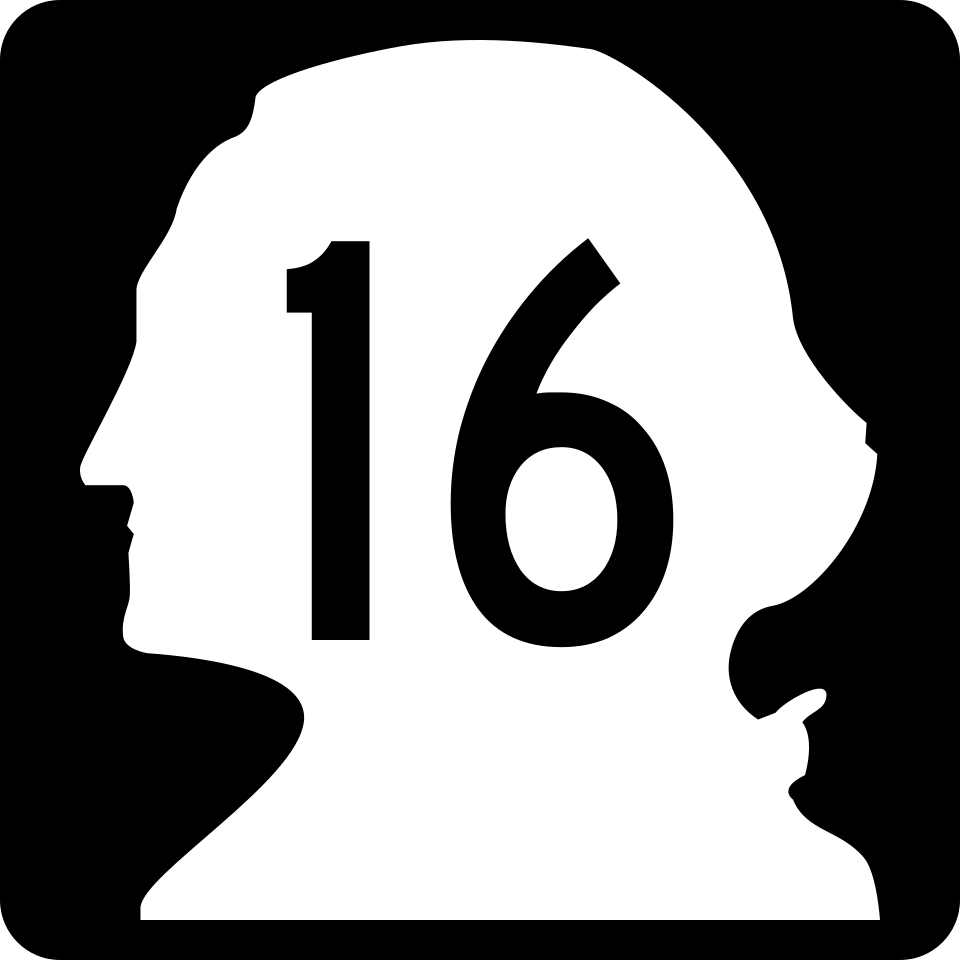 Washington State Route 16 shield